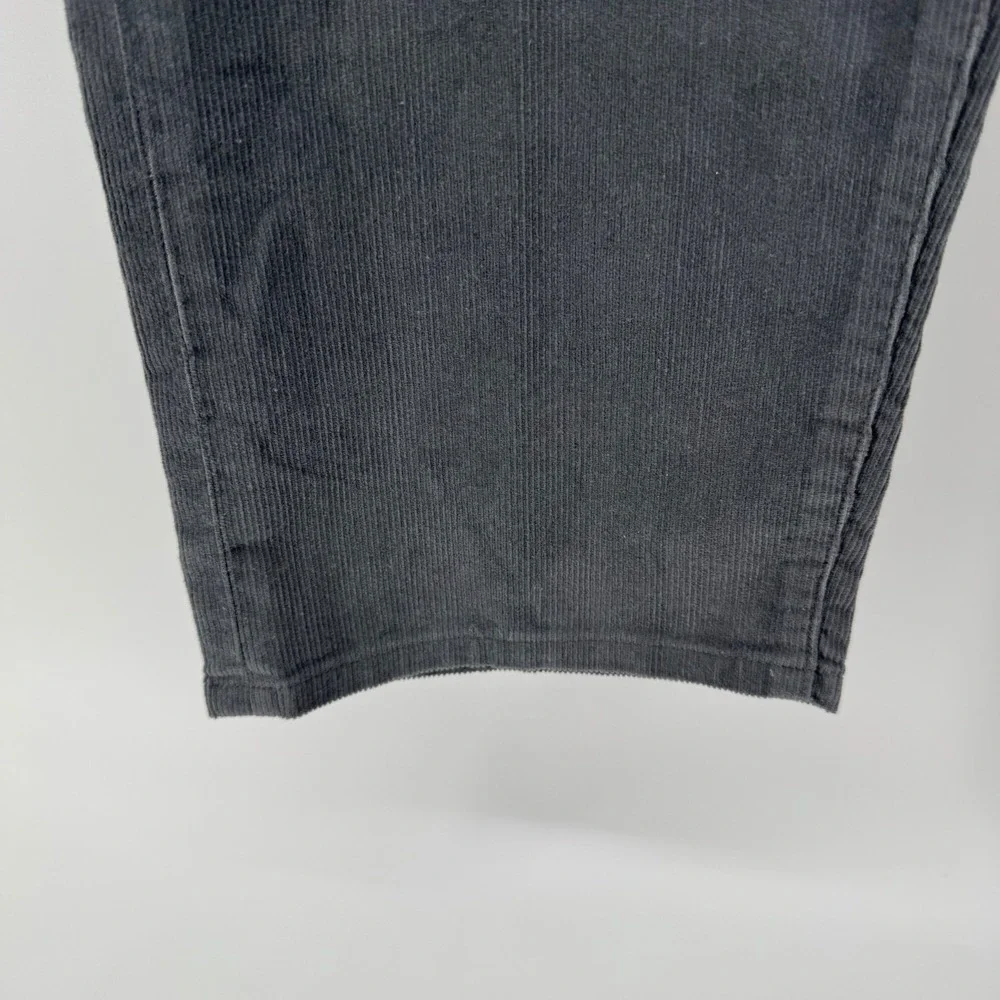 Todd Snyder Mens Slim Fit Corduroy Pants 38x32 Charcoal Grey Stretch 5-Pocket